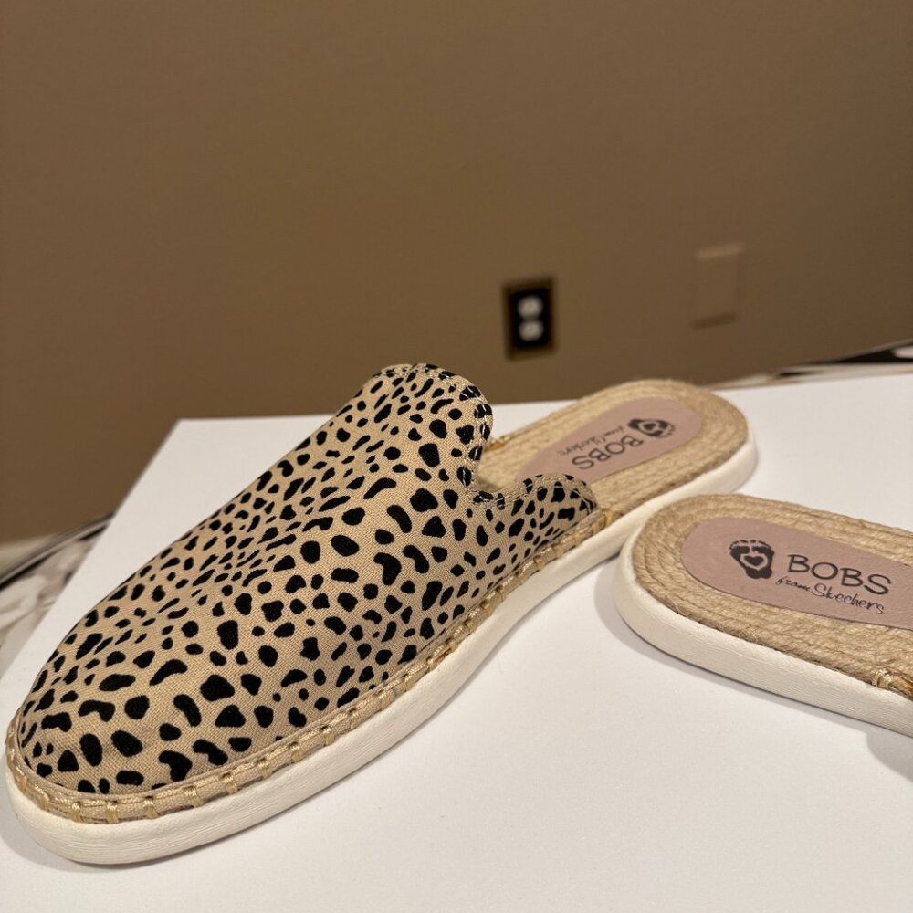 Bobs from Skechers City Shuffle in Leopard Print, Size 9
